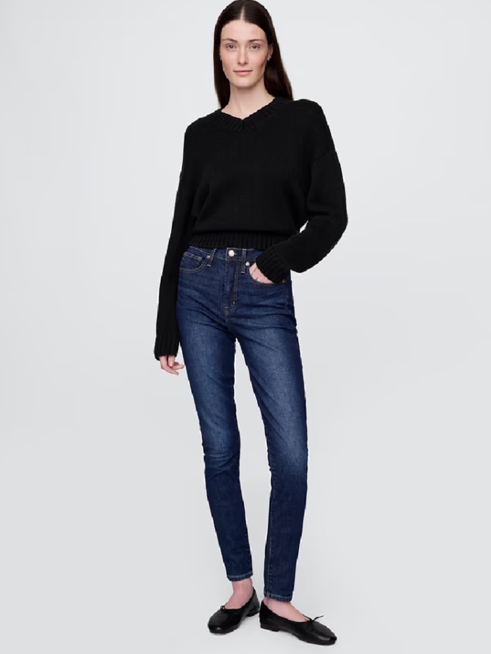 GAP Dark Wash Skinny Jeans - Women's 28 Like New